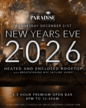 Lost In Paradise Rooftop New Years Eve 2026
