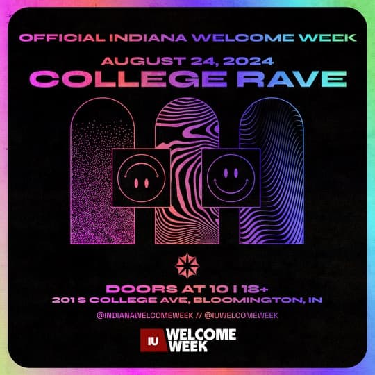(18+) WELCOME WEEK DAY 4: COLLEGE RAVE