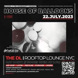The House of Balloons DAY PARTY logo
