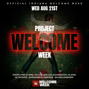 (18+) WELCOME WEEK DAY 1- PROJECT X