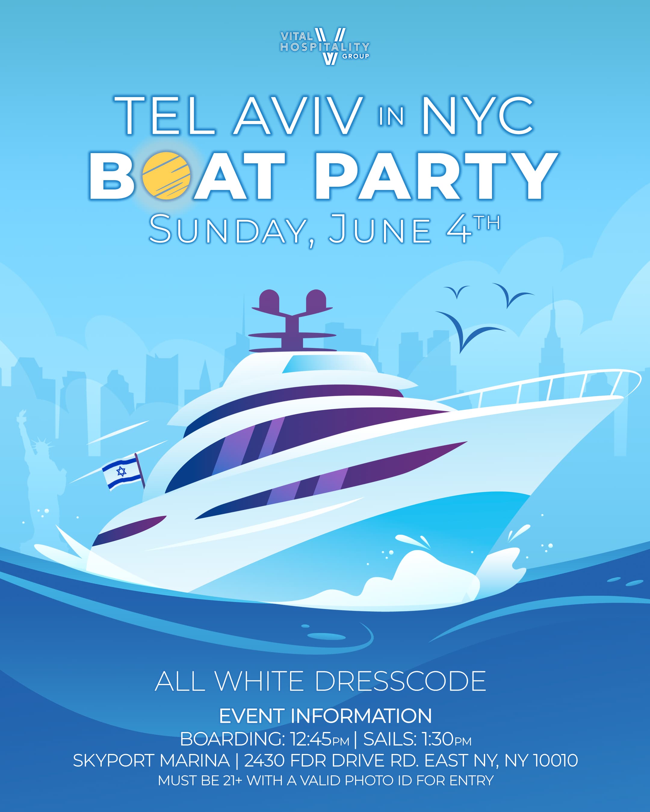 TEL AVIV IN NYC BOAT PARTY