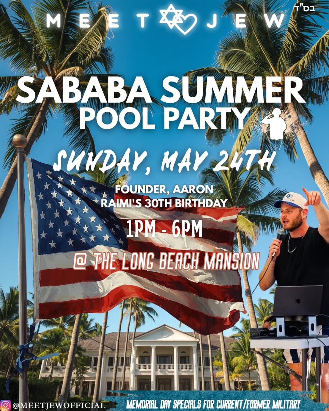 Sababa Summer Mansion Pool Party + Aaron’s 30th Bday!