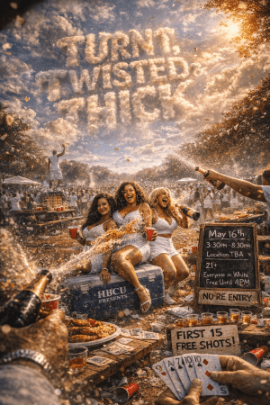 Turnt, Twisted, & Thick All White Affair Cookout