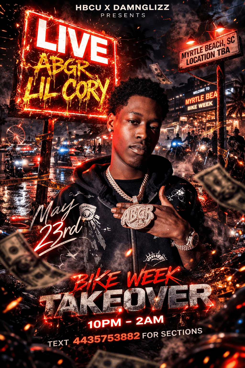 Bike Week Concert: ABG Lil Cory Performing Live