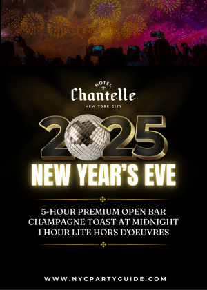 New Year's Eve 2025 at Hotel Chantelle Iconic LES Party With 5-Hour Open Bar