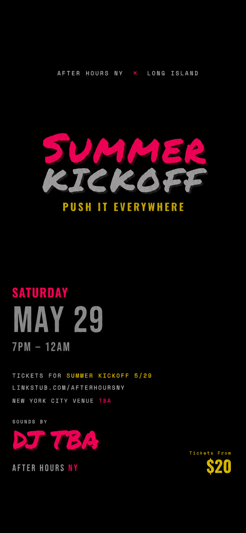 Summer Kickoff