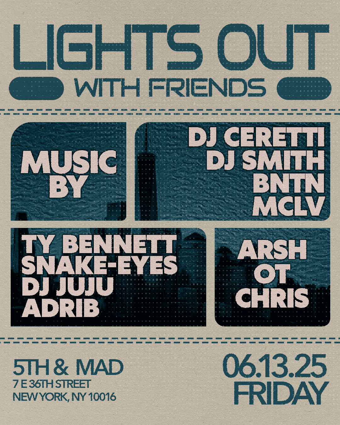 LIGHTS OUT @ 5TH & MAD